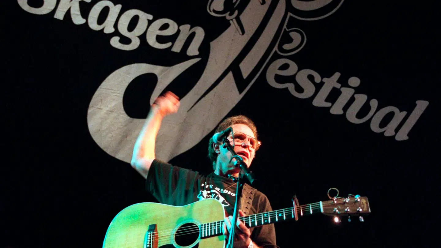 Country Joe McDonald fra USA gæstede Store Scene på Skagen Festival d. 26. juni 1998.