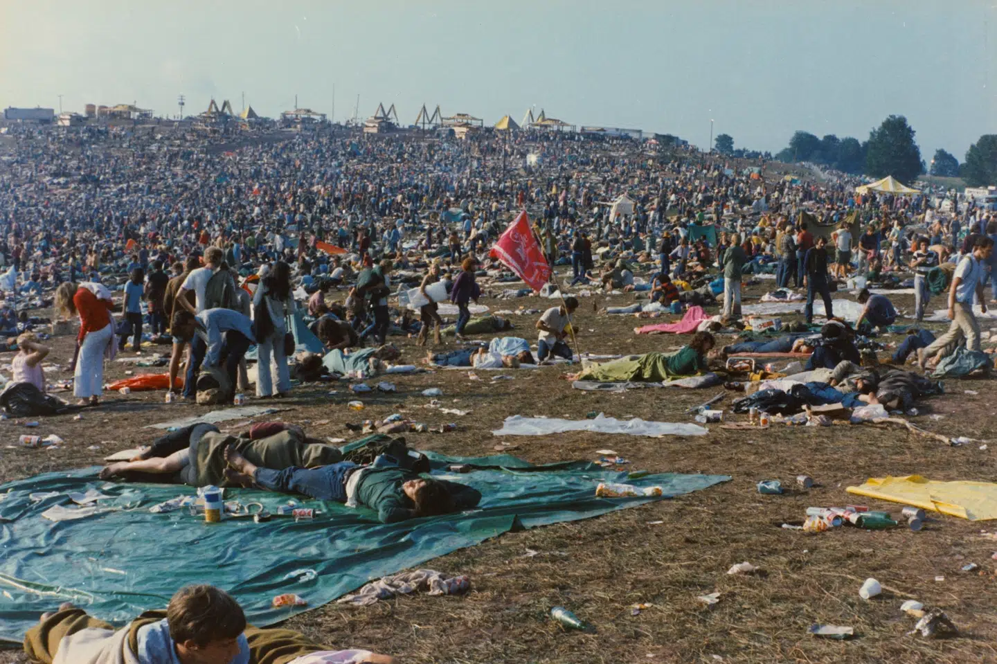 Country Joe McDonald og hans band The Fish gav i 1969 en ikonisk optræden på musikfestivalen Woodstock. (Arkivfoto).