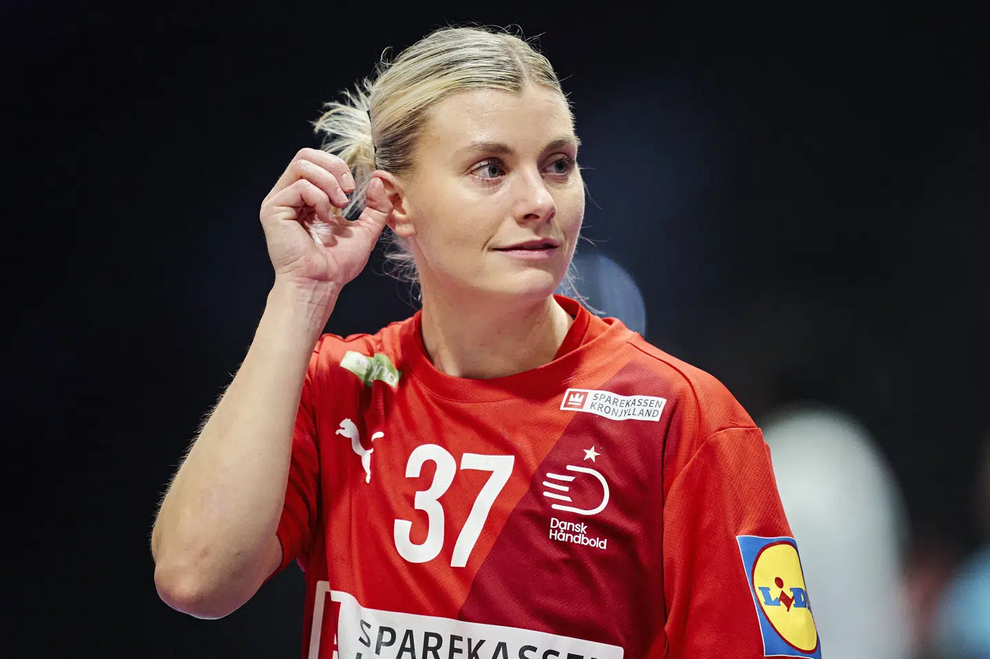 Sarah Paulsen var med Danmark til VM i december, men spillede ikke nogen stor rolle. (Arkivfoto).