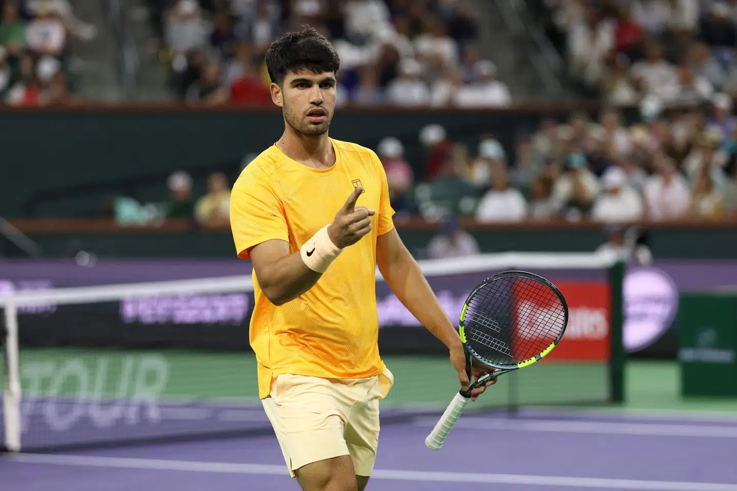 Carlos Alcaraz er klar til fjerde runde ved Indian Wells.