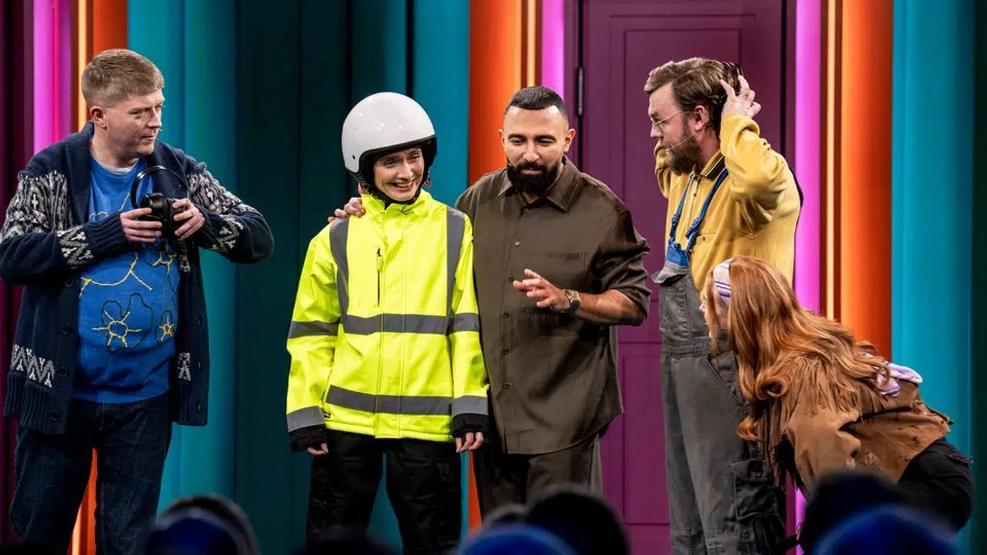 Her ses et øjeblik fra programmet 'Ingen panik' med værten Hadi Ka-Koush.