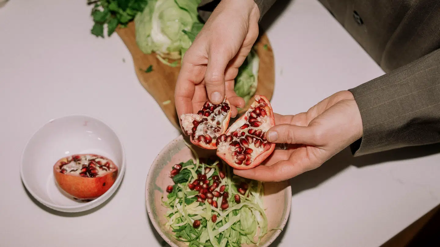 Snit alle dine grøntsager på én gang. Så har du til en hel uge og det bliver lettere at få spist grøntsagerne, siger Michelle Kristensen.