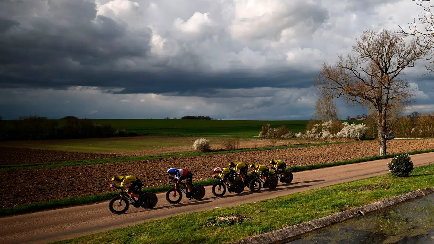 Visma-Lease A Bike havde ikke en super dag.