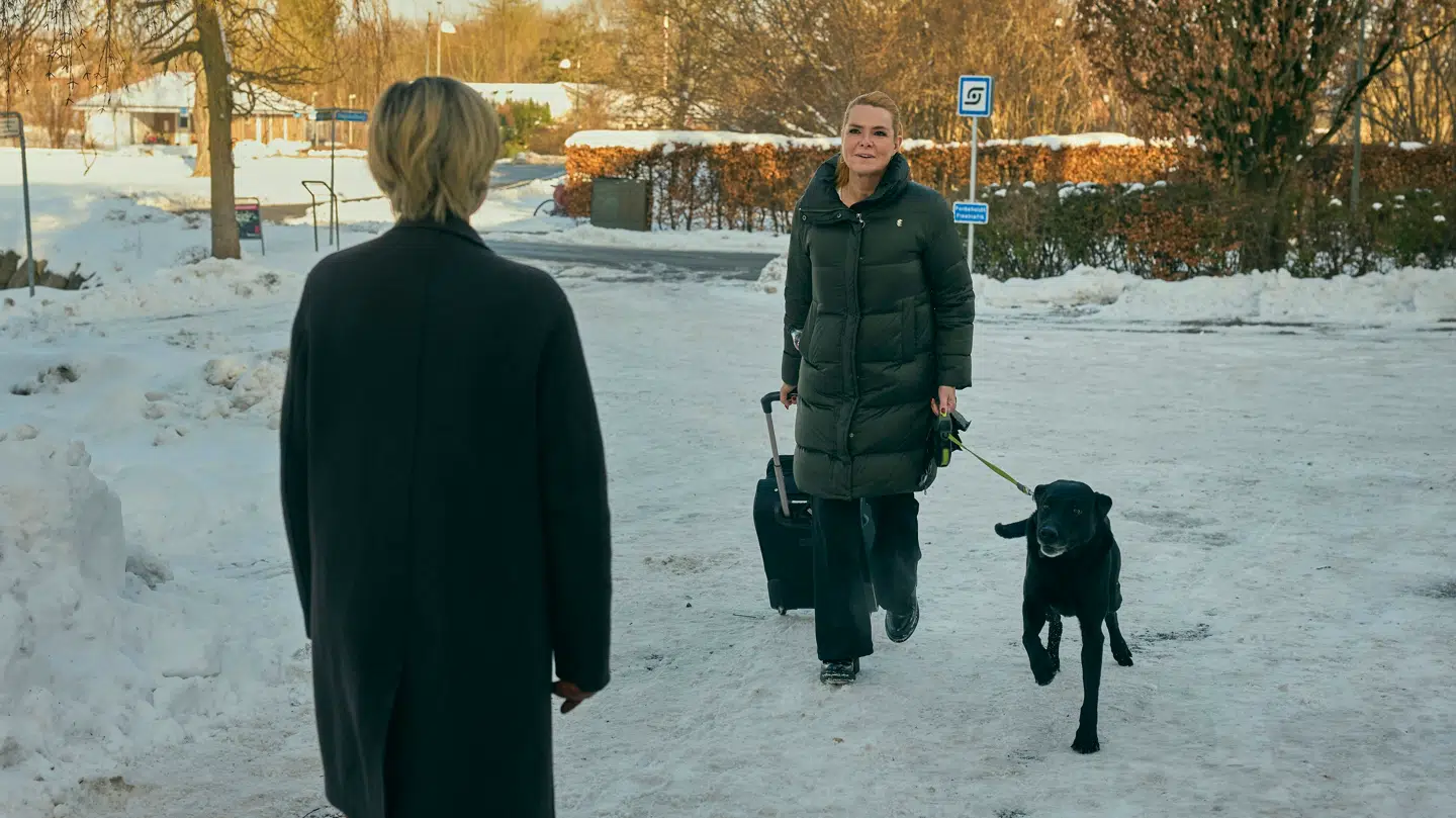 Højdepunktet i andet afsnit »Højskolen« var en samtale mellem to tidligere Venstre-kollegaer. Billedet er fra første afsnit.