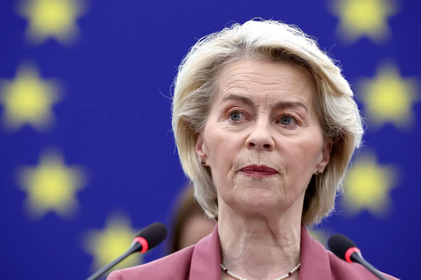 EU's kommissionsformand, Ursula von der Leyen, varslede tirsdag en ny atomkraftstrategi i EU. (Arkivfoto).