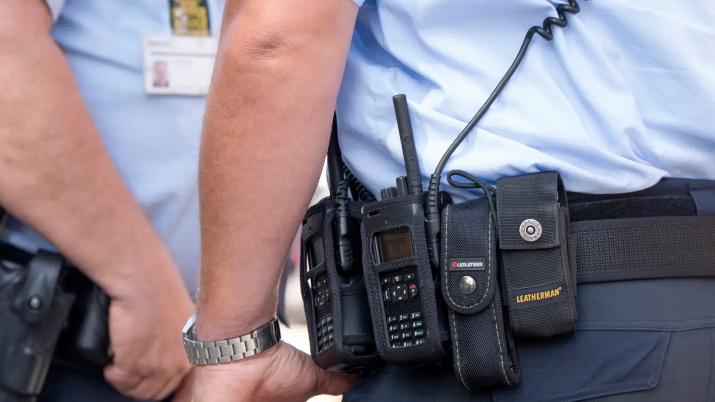 Den 9. januar bliver en 46-årig rumænsk mand voldelig over for to vagter i Frederiksberg centeret. (Foto: Bo Amstrup/Ritzau Scanpix)