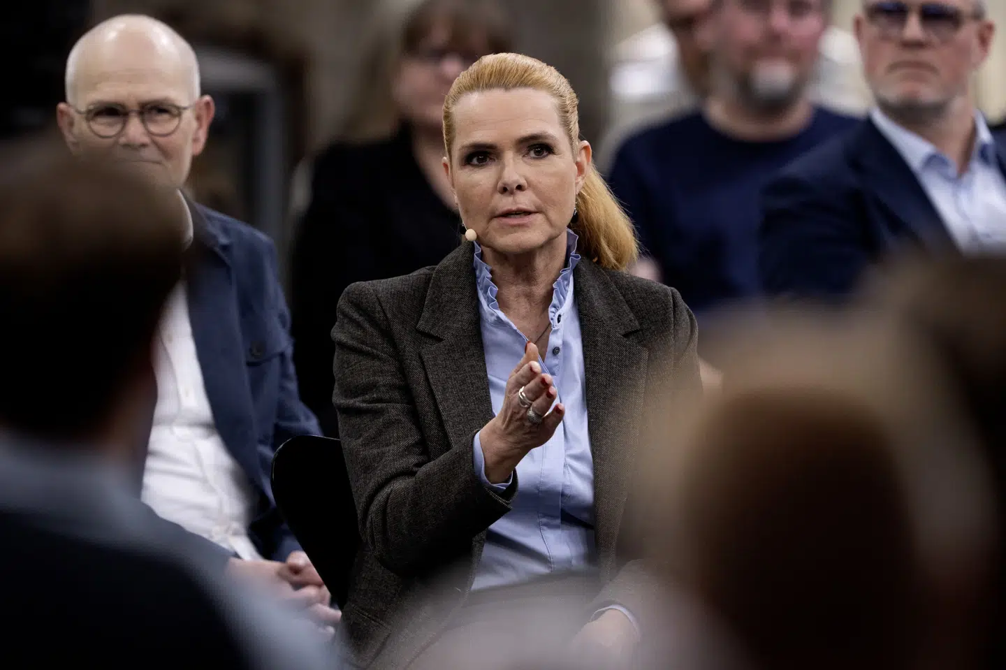 Inger Støjberg kalder det et "meget afgørende krav" fra Danmarksdemokraterne til en blå regering. Hun vil ikke kalde det et ultimativt krav, men det er afgørende at "bære ind til bordet". (Arkivfoto).