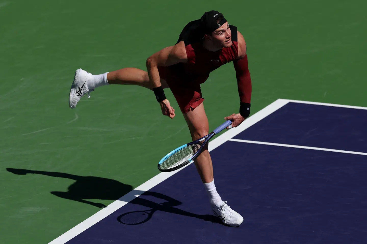 Jack Draper er i kvartfinalen ved Masters 1000-turneringen Indian Wells efter sejr over Novak Djokovic. (Arkivfoto).