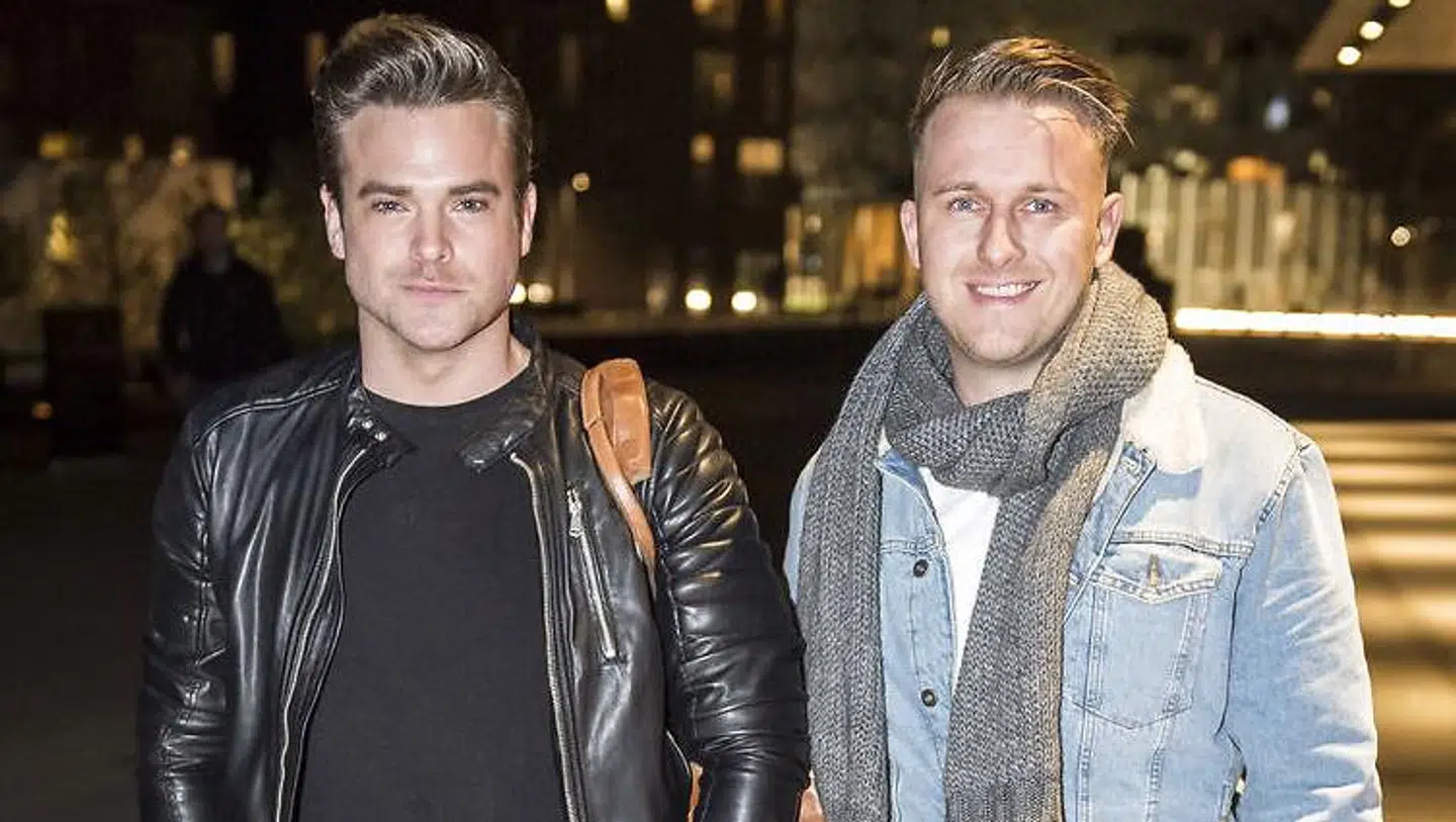 Silas Holst og kæresten Nicolai Schwartz fotograferet i januar sidste år.