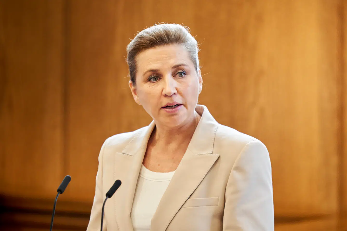 Mette Frederiksen har åbnet for en ny debat om genindførelsen af formueskatten i Danmark - en debat, der længe har præget det politiske landskab i Norge. Arkivfoto: Thomas Traasdahl