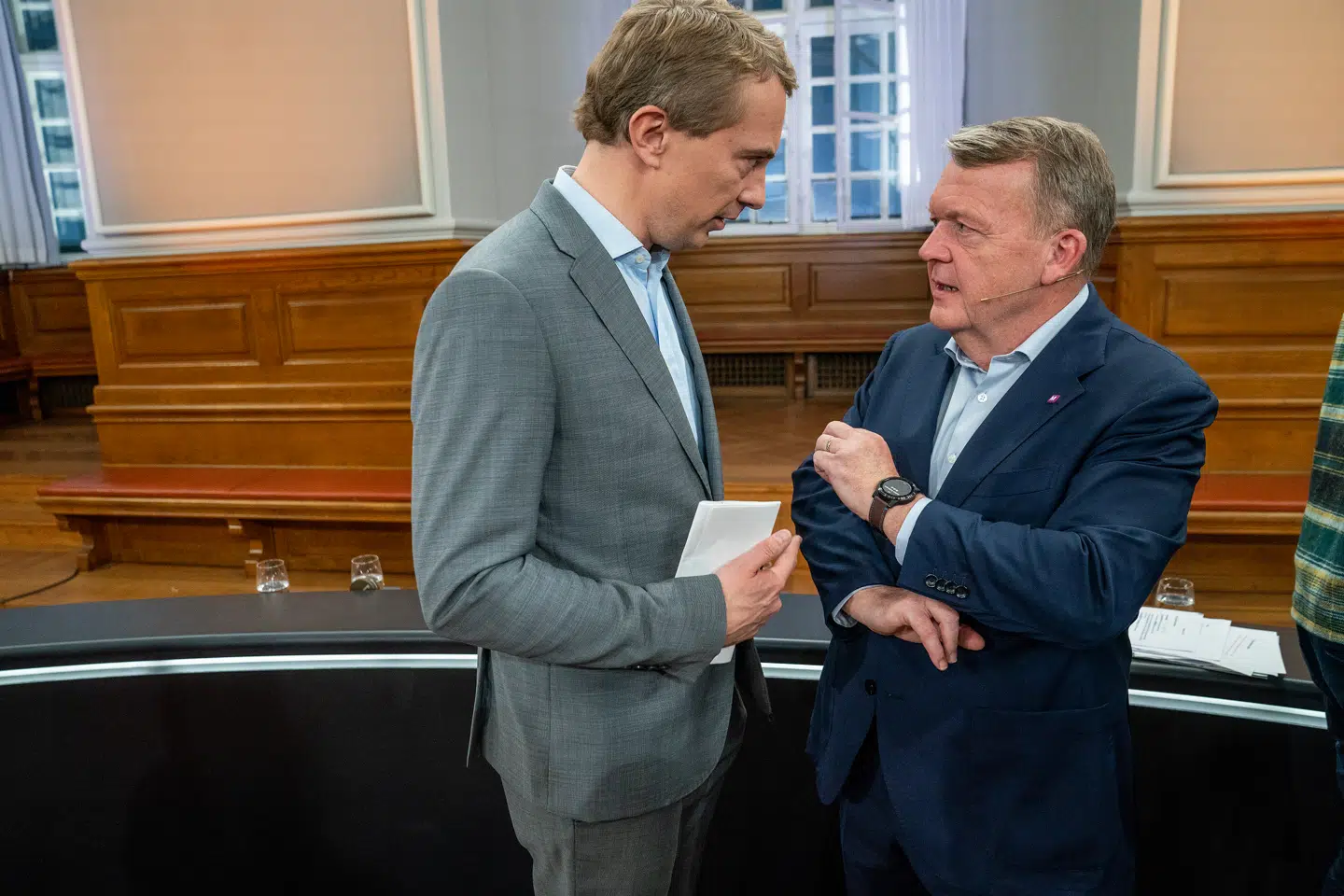 Valgkampens mest interessante stirrekonkurrence? Fra hver sin krog af det borgerlige Danmark har Messerschmidt og Løkke garanteret at holde den anden uden for indflydelse. Er det sundt eller skadeligt for blå bloks muligheder? Foto: Søren Bidstrup