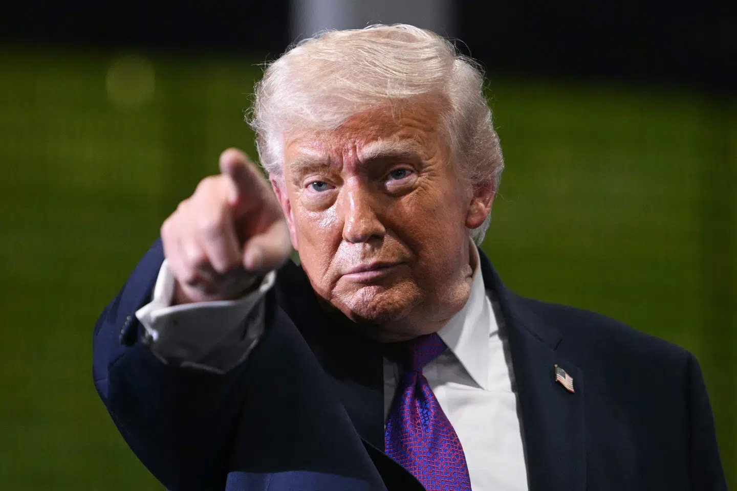 Donald Trump råder det iranske fodboldlandshold til at blive væk fra VM for de iranske spilleres egen skyld. (Arkivfoto).