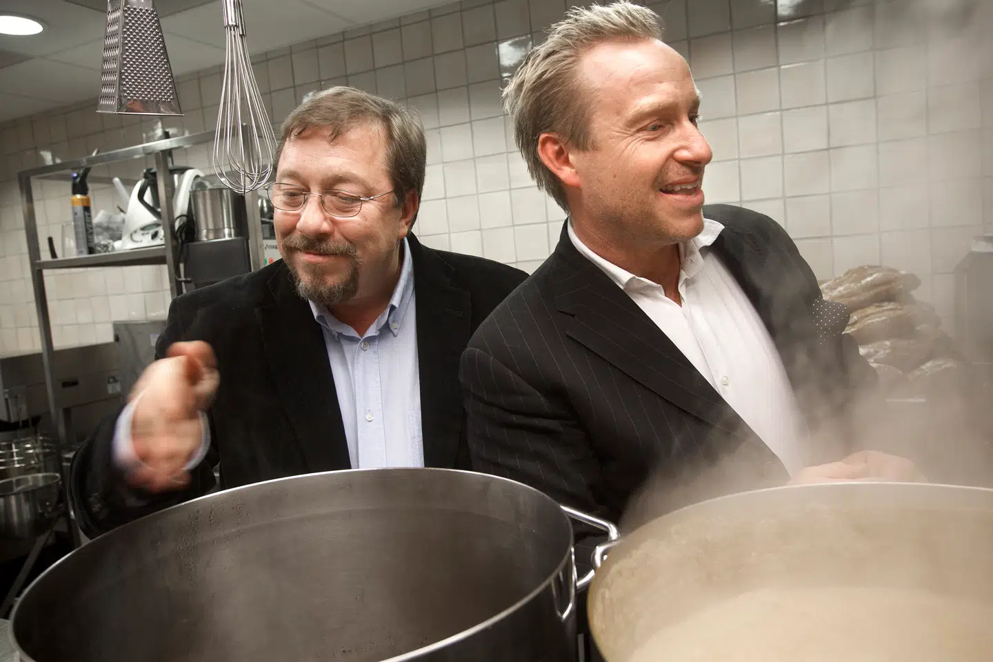 James Price er ansigtet på et sandt madimperium baseret på rigeligt med smør sammen med sin bror, manuskriptforfatter og tidligere madanmelder Adam Price. Her ses brødrene Price på deres restaurant Bdr. Price i Tivoli.