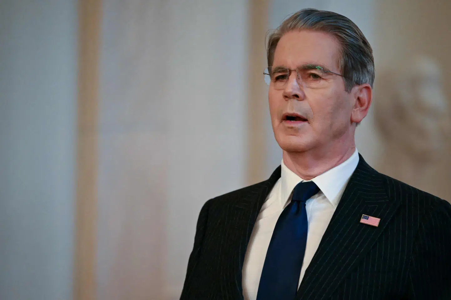 USA's finansminister, Scott Bessent, mener, at stigende oliepriser kun er midlertidige. USA har givet en 30-dagens tilladelse til at købe russisk olie, der er strandet i tankskibe på havet. (Arkivfoto).