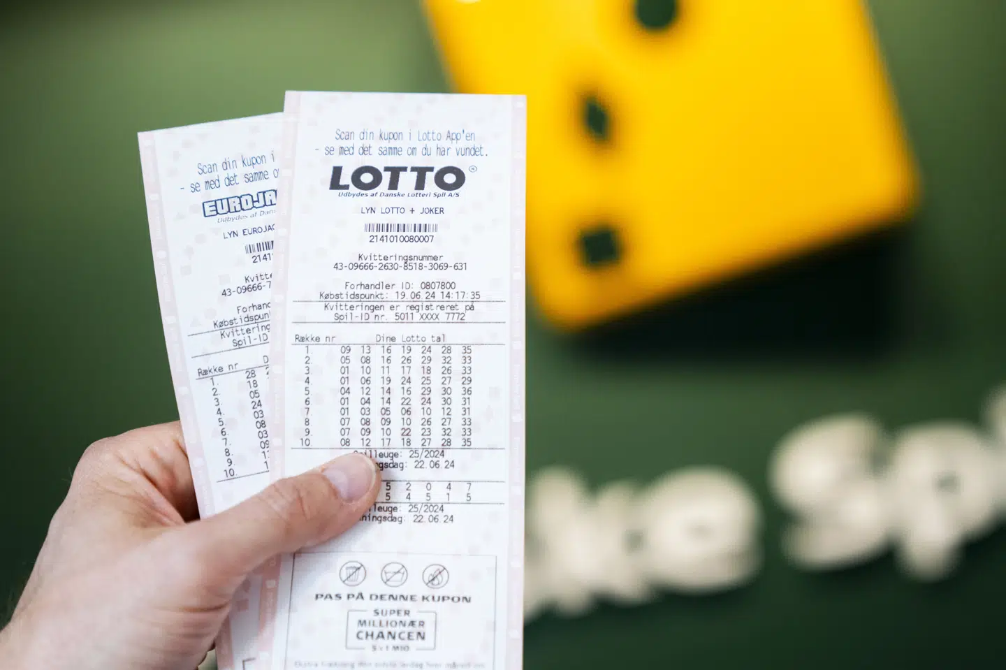 Danske Spil fik i 2025 sit største overskud nogensinde og sendte samtidig omkring 1,8 milliarder kroner i retningen mod dansk idræt, kultur og foreningsliv. (Arkivfoto.)