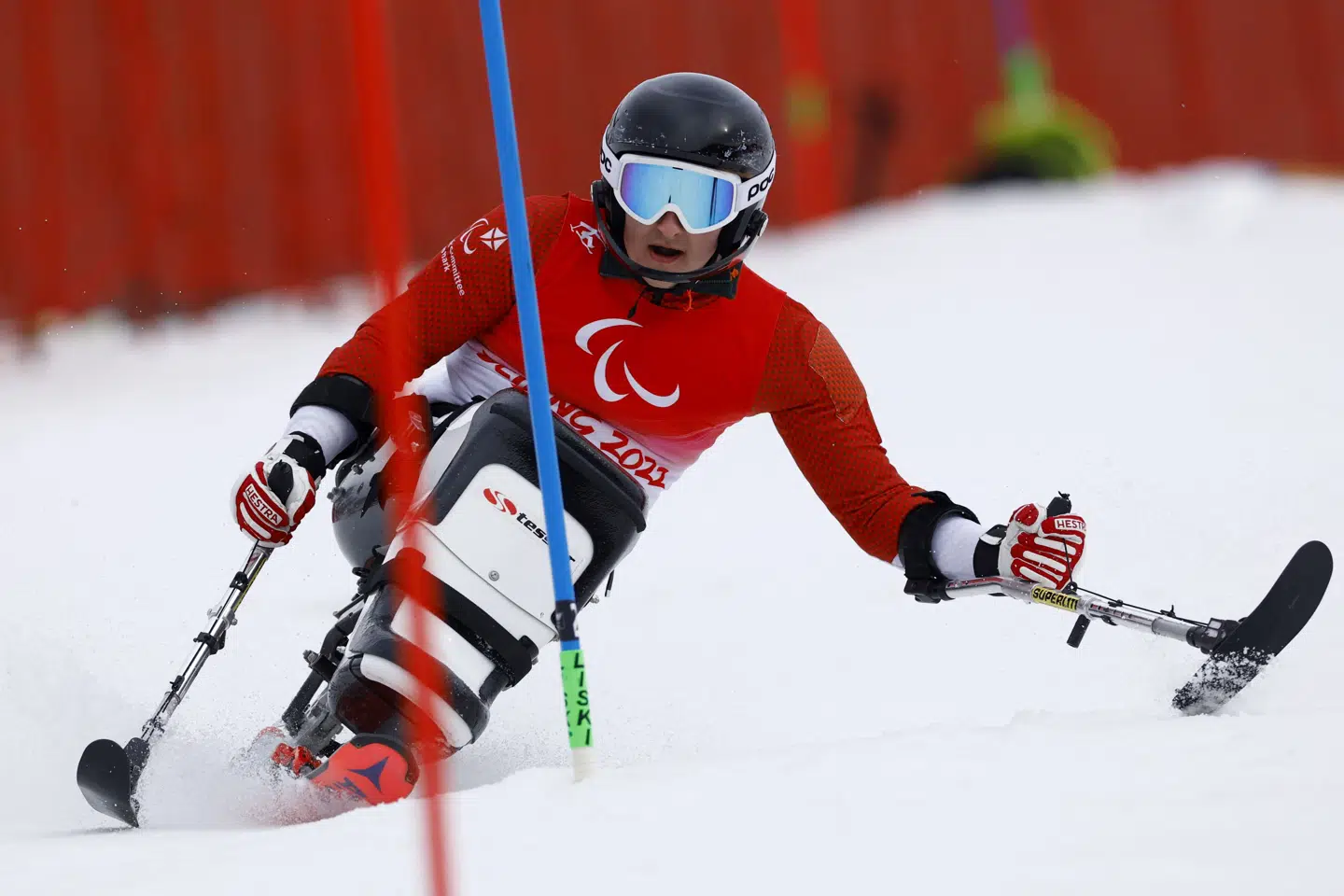 Adam Nybo er for anden gang i træk eneste danske deltager ved de paralympiske vinterlege. (Arkivfoto).