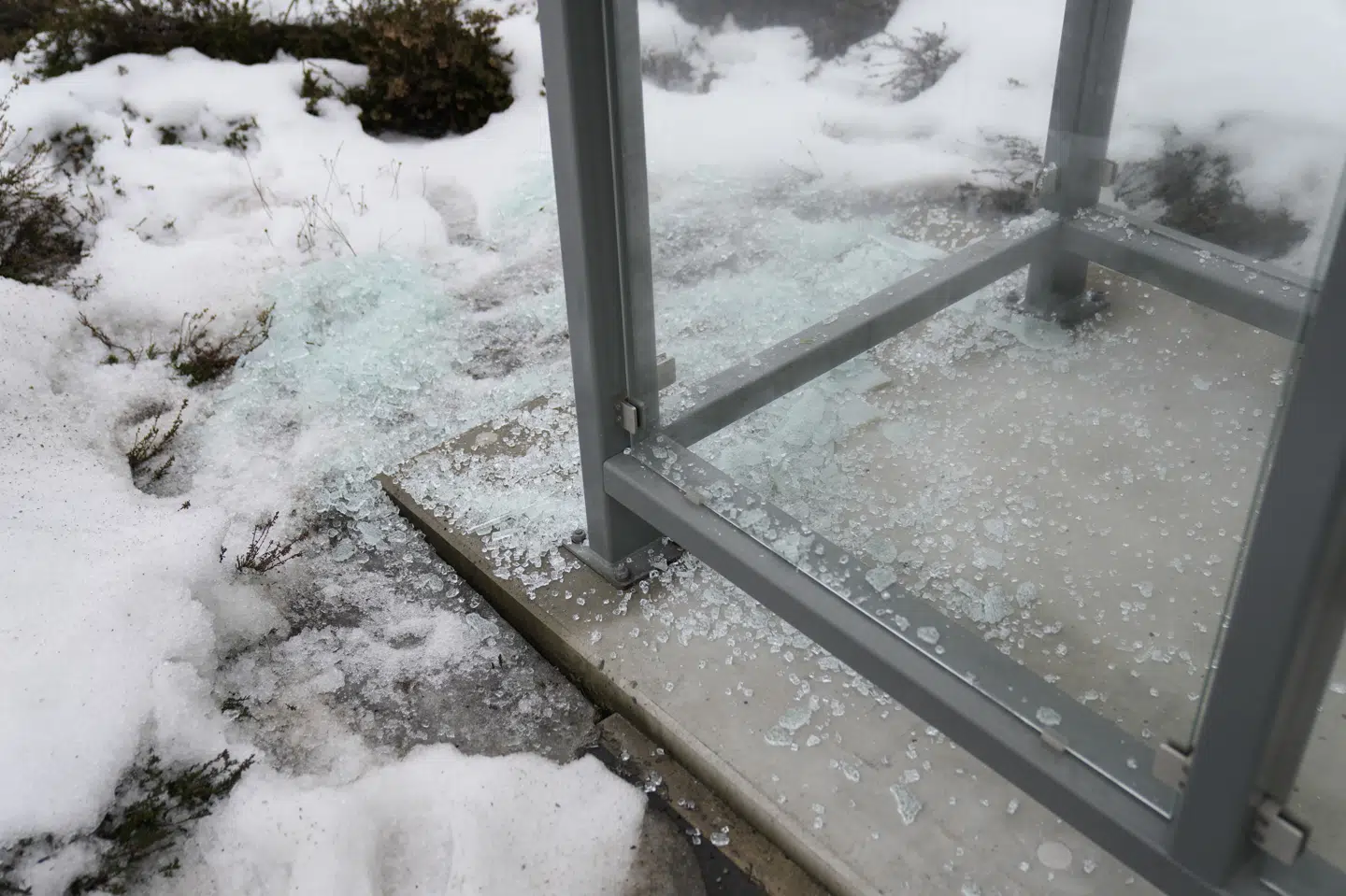 Ved angrebet 8. marts blev en indgang til den amerikanske ambassade i Norge beskadiget. (Arkivfoto).