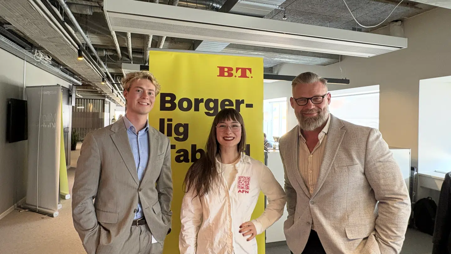 Mads Strange (LA) og Sofie Mosgaard (V) lagde vejen forbi Borgerlig Tabloid.