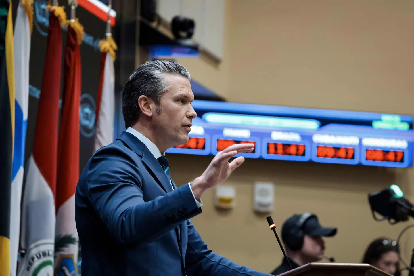 USA's forsvarsminister, Pete Hegseth, varslede fredag endnu kraftigere angreb mod Iran. (Arkivfoto).