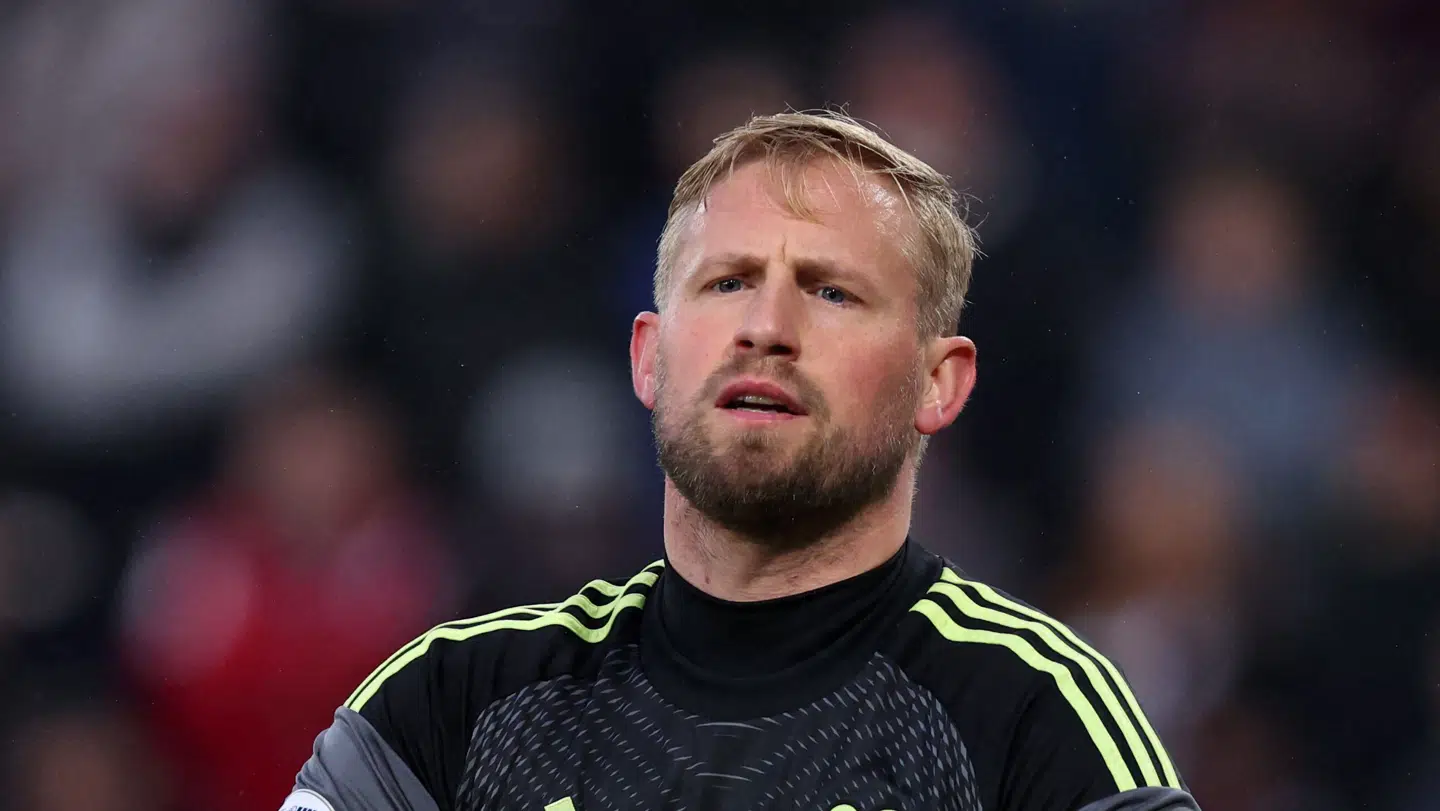 Kasper Schmeichel står nu over for fire til seks ugers pause. (Arkivfoto)