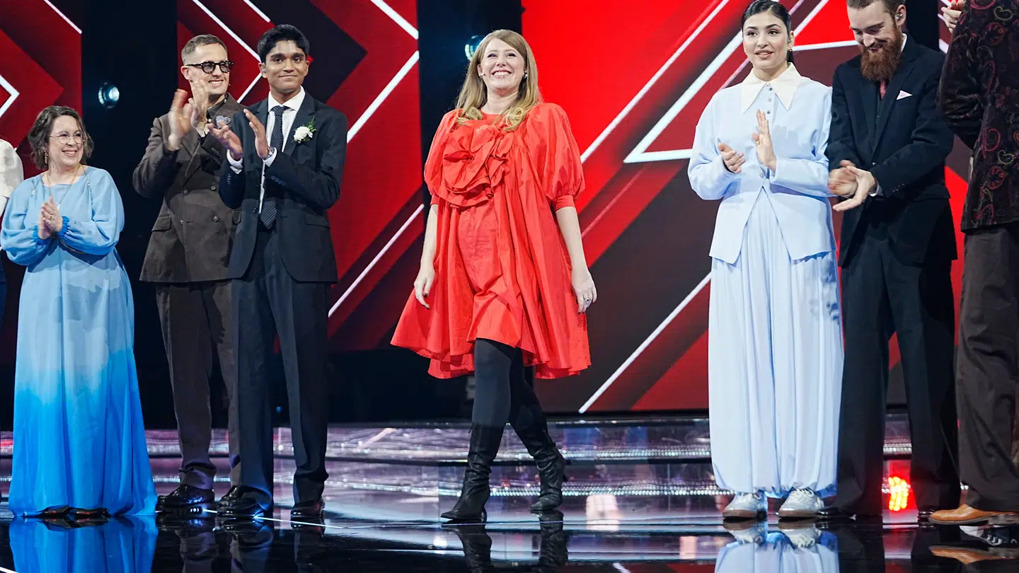 Maria Fantino glæder sig over, at hun stadig kan hoppe i den høje sko.