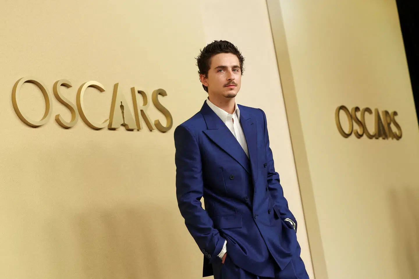 Timothée Chalamet deltog tirsdag i en frokost for alle de Oscar-nominerede i Beverly Hills i Californien. Han er nomineret til en Oscar i kategorien Bedste Mandlige Hovedrolle for "Marty Supreme". (Arkivfoto).