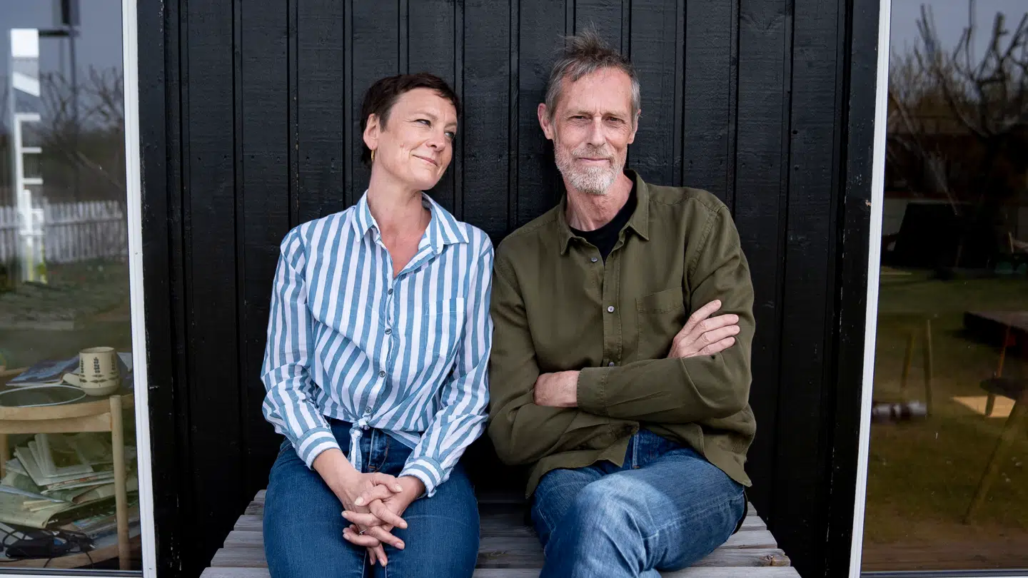 Forfatter- og ægteparret Janni Pedersen og Kim Faber.