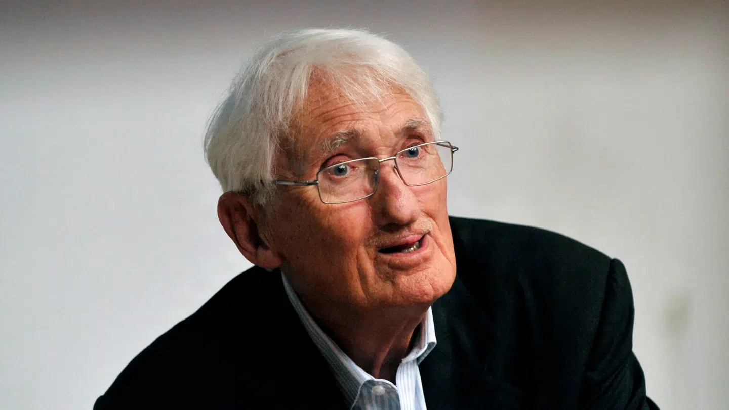 Jürgen Habermas' bidrag til kritisk teori har været velkendt pensum på universiteter verden over. (Arkivfoto)