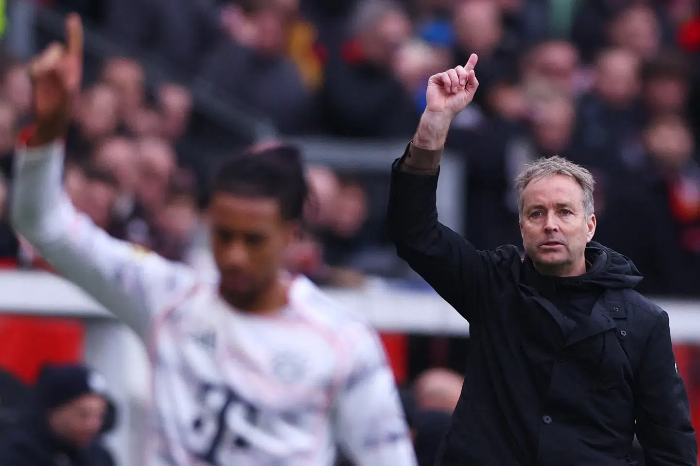 Kasper Hjulmands hold var foran, men Bayern kom tilbage og sikrede 1-1 i en højdramatisk kamp.