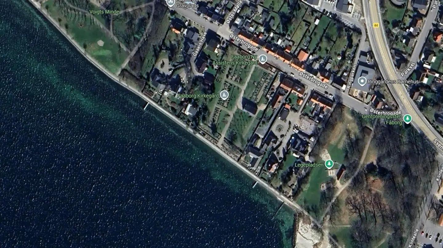 Det var i dette område, kvinden blev fundet.