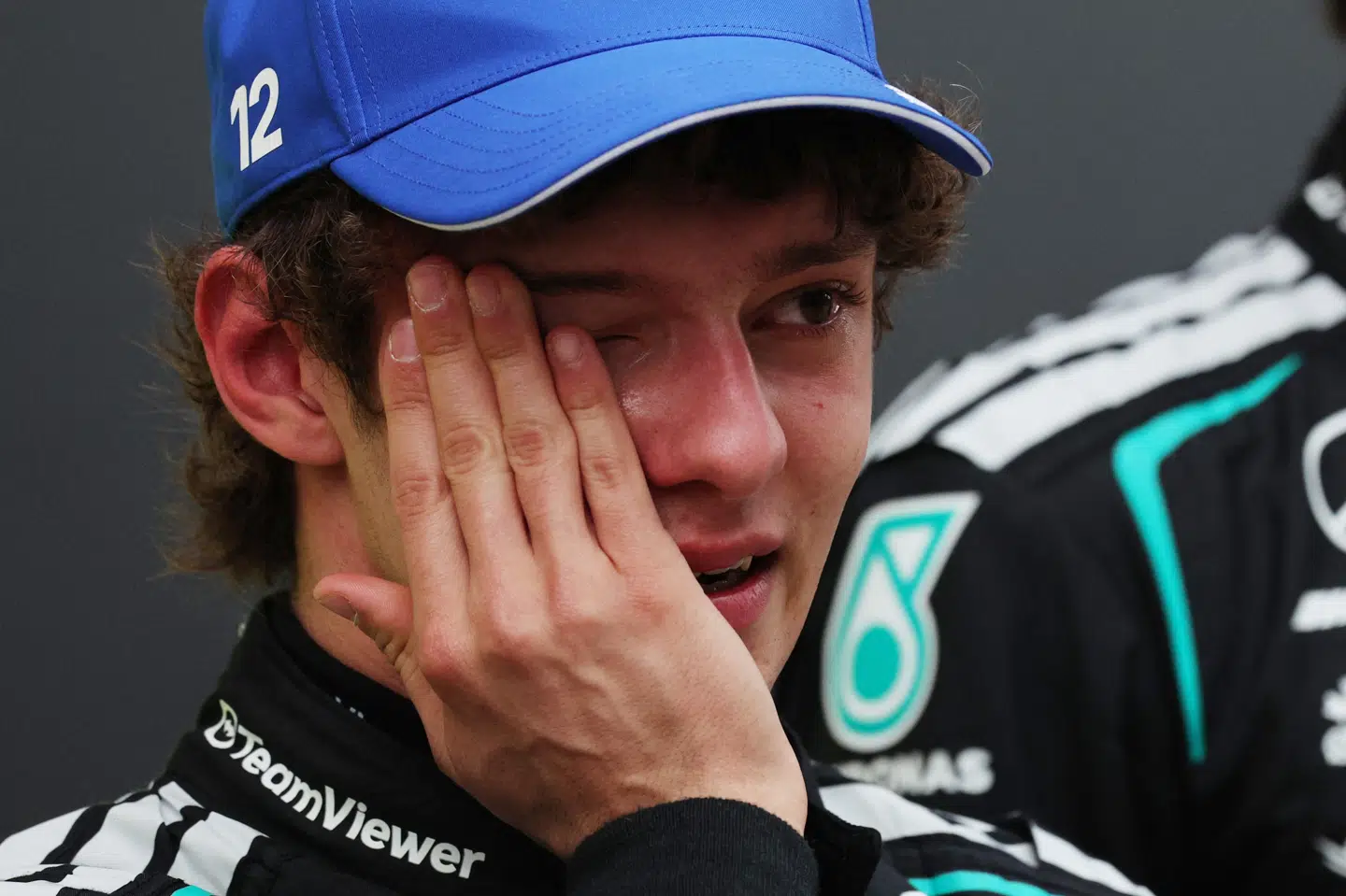 Kimi Antonelli var rørt efter sejren i Kina.