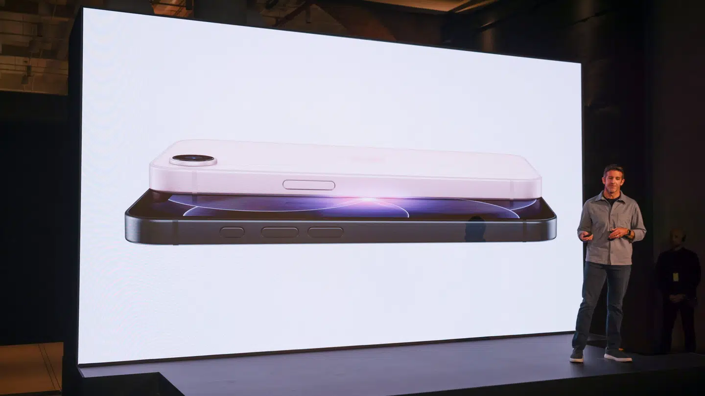 Den nye iPhone 17E blev annonceret i New York 4. marts.