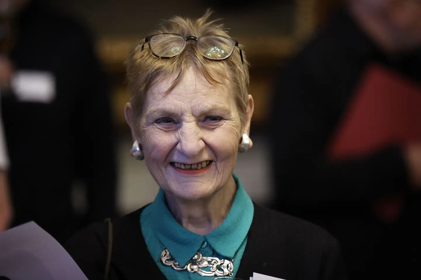 Birte Weiss, som her ses i 2024, er død i en alder af 84 år. Hun nåede vidt omkring i sin karriere som journalist og politiker. (Arkivfoto).