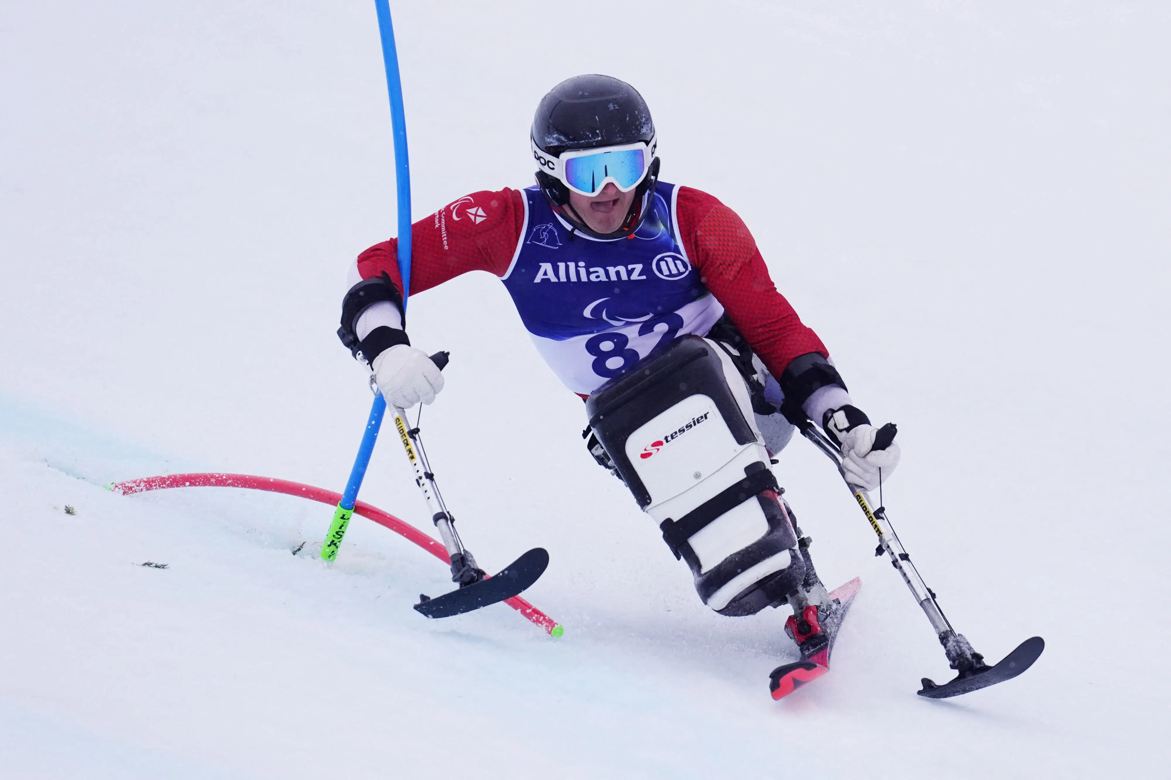 Danmarks enlige repræsentant bliver nummer 17 i PL-slalom