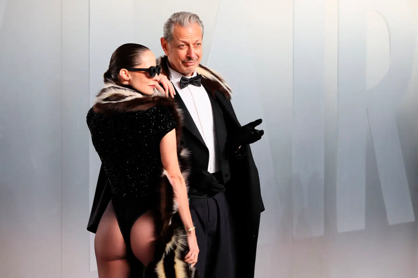 Skuespiller Jeff Goldblum med sin kone Emilie Livingston, der er danser.