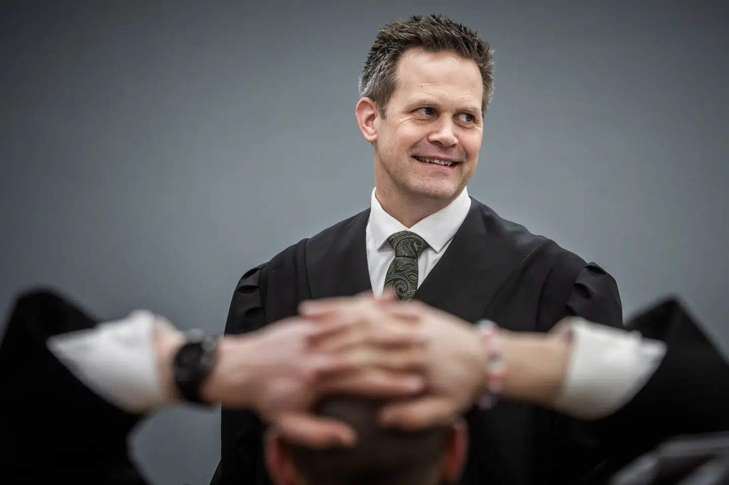 Anklager Sturla Henriksbø torsdag i retten i Oslo. Denne uge er sagen mod Marius Borg Høiby gået ind i sin sidste uge. (Arkivfoto).