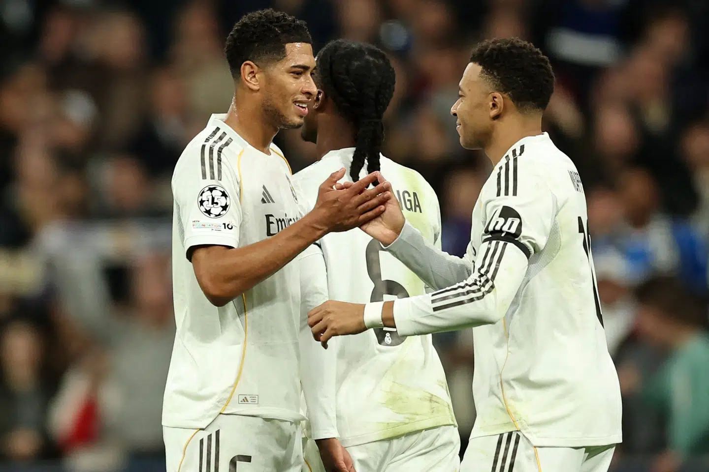 Jude Bellingham (til venstre) og Kylian Mbappé er kommet sig over skader. (Arkivfoto).