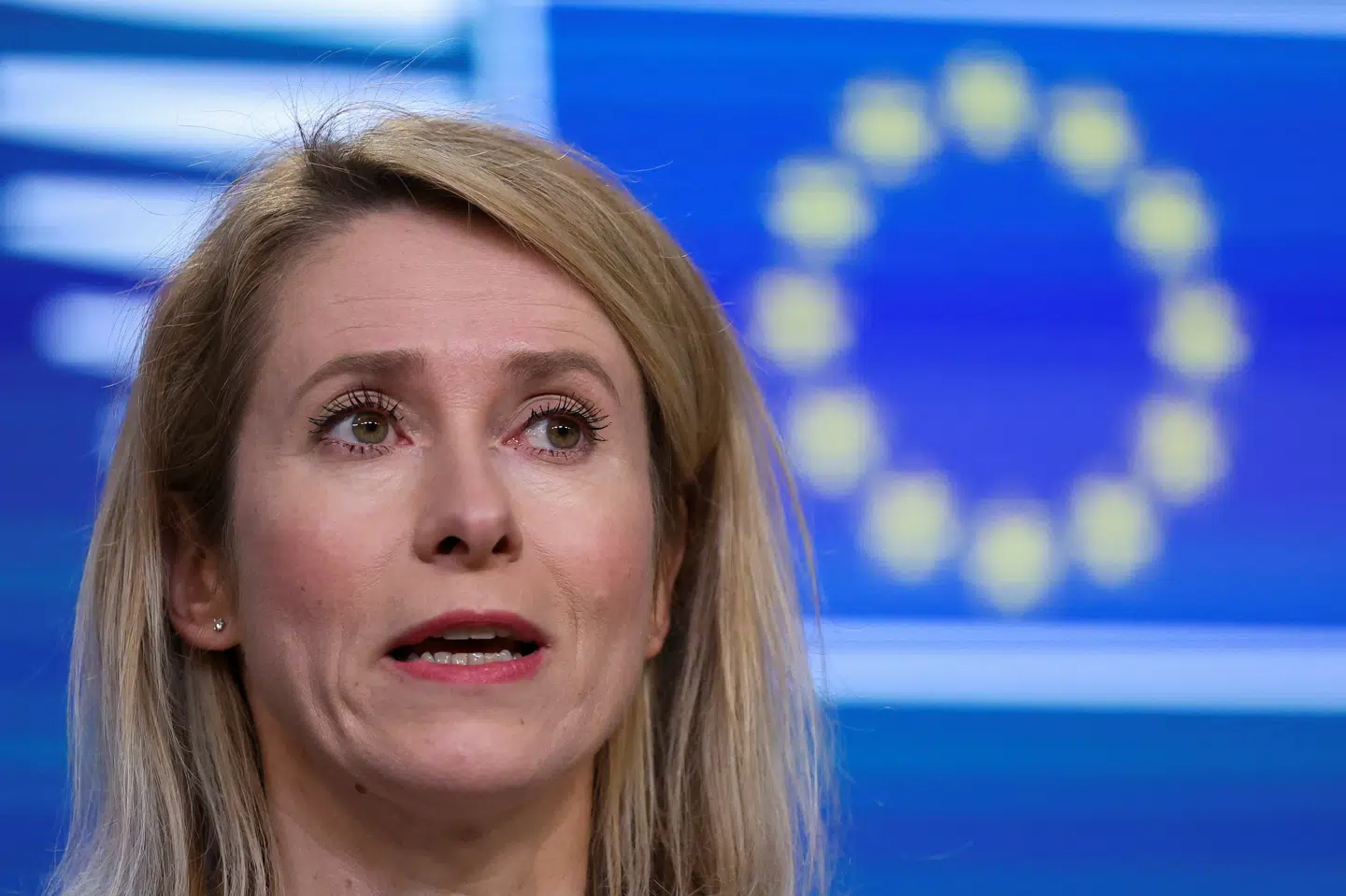 EU's udenrigschef, Kaja Kallas, spurgte mandag EU-landenes udenrigsministre, om der var vilje til at udvide EU's flådemission Aspides til Hormuzstrædet. Men det var der ikke appetit på, sagde Kallas efter mødet.