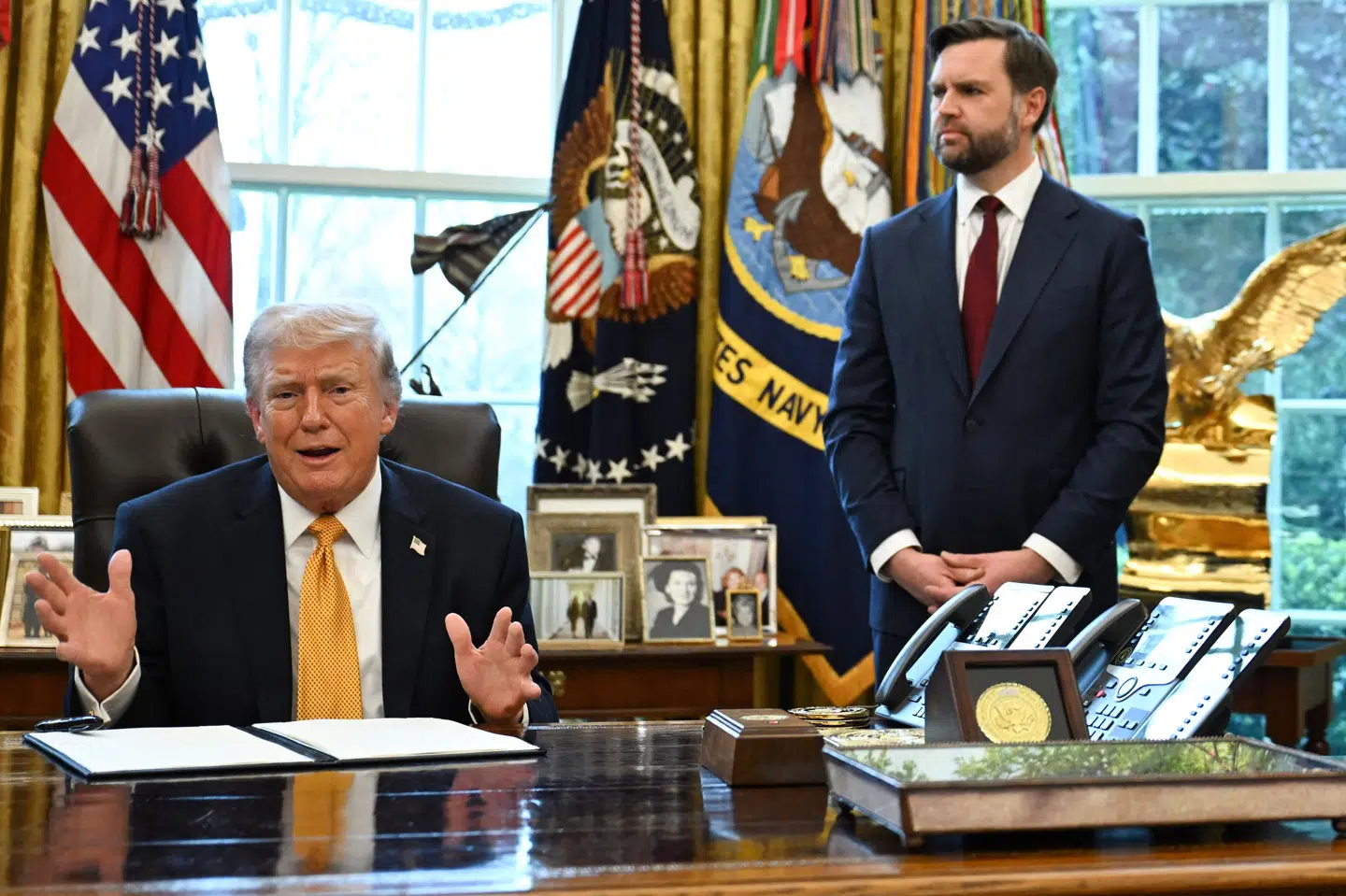 USA's præsident, Donald Trump, underskrev mandag et dekret om at desætte en national ekspertgruppe mod svindel. USA's vicepræsident, J.D. Vance, skal stå i spidsen for gruppen.