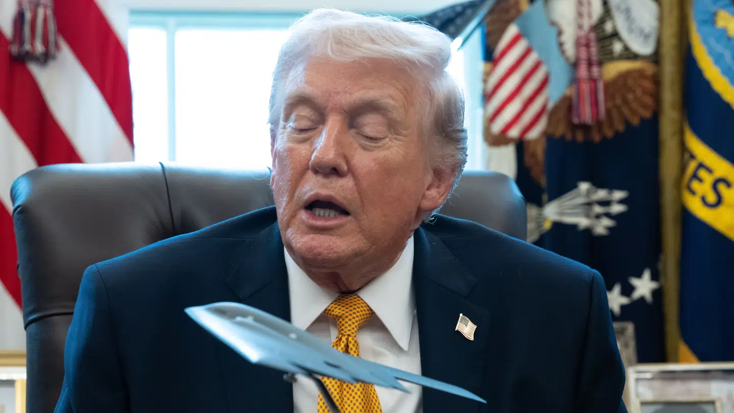 Donald Trump (billedet) og Tucker Carlson har været på kollisionskurs over krigen mod Iran.