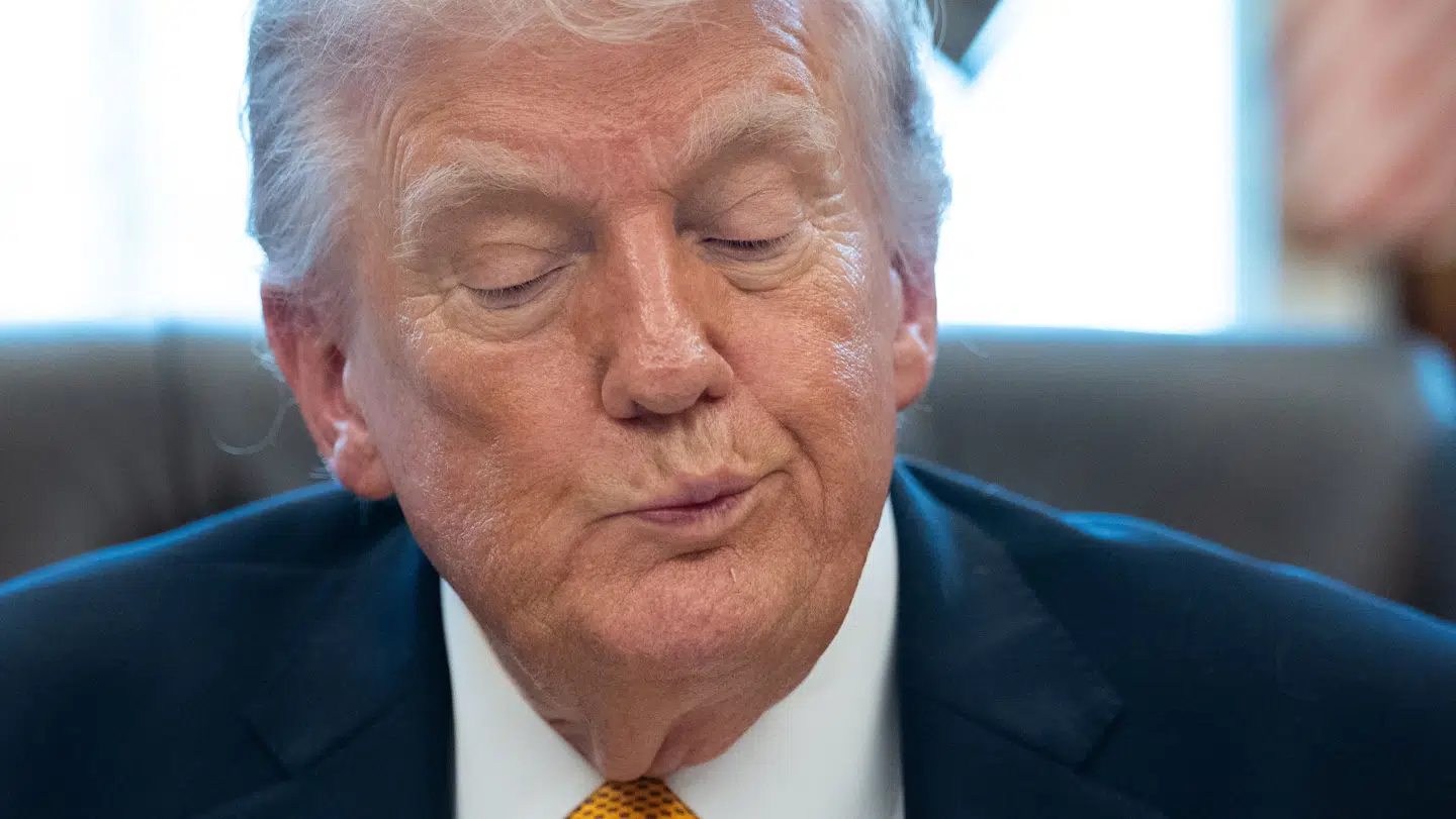 Hvem talte Donald Trump om?