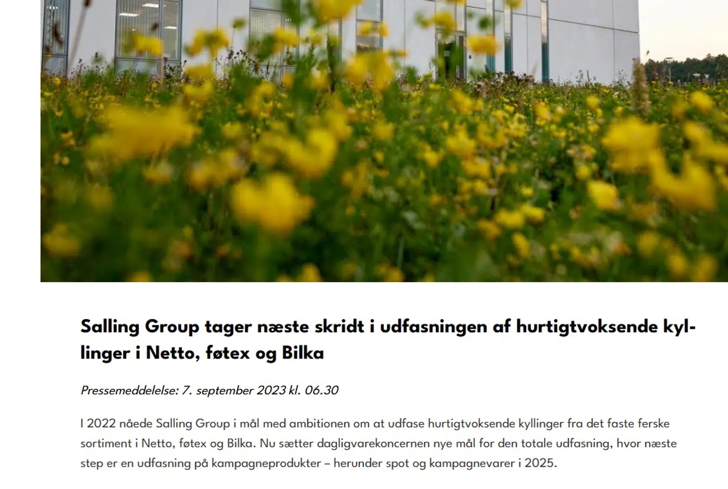 Meldingen om udfasningen, som skulle være nået i starten af dette år, var mere tydelig, end meldingen om, at målet ikke blev opfyldt.