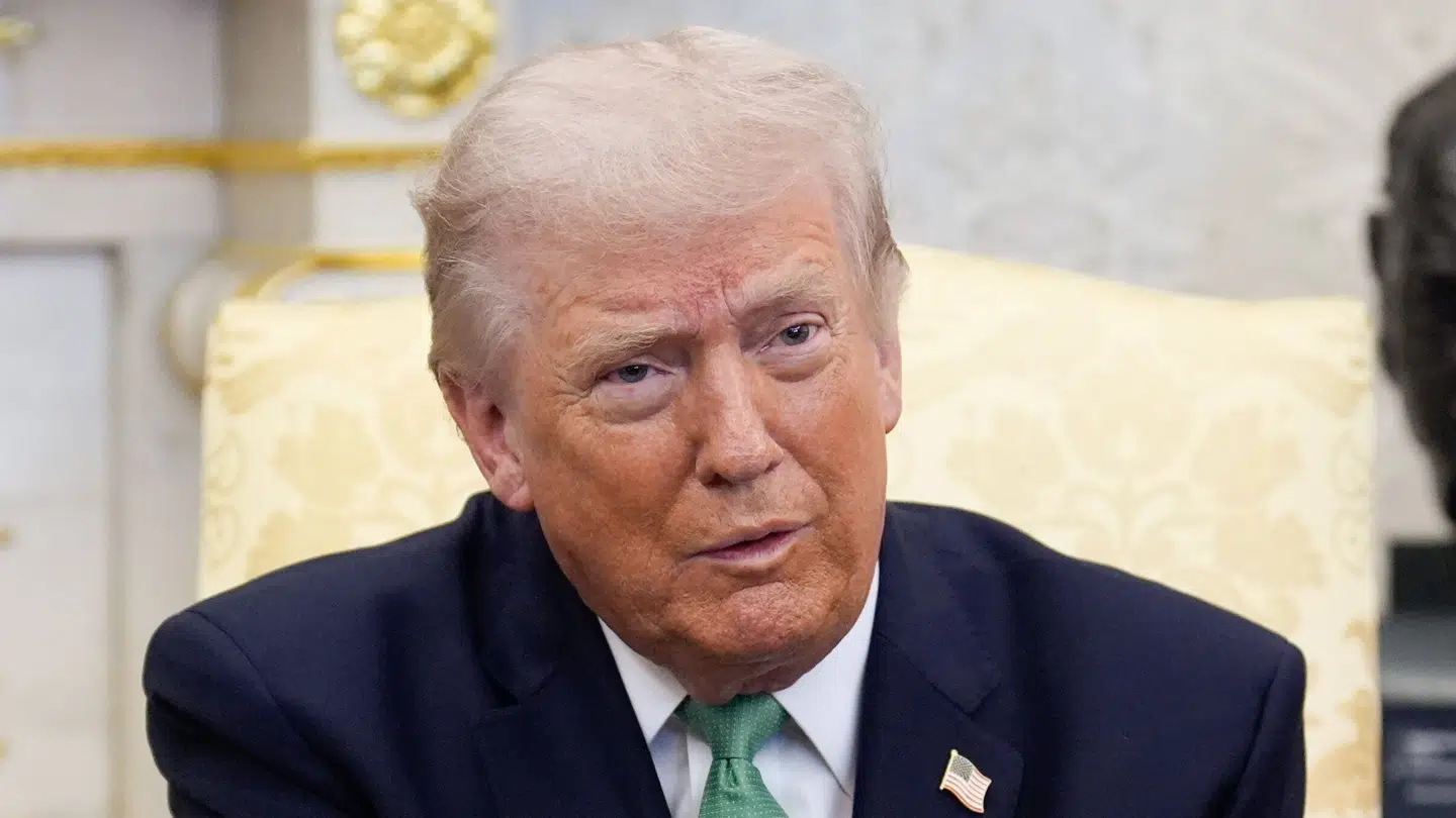 Donald Trumps øjne ser ud til at være gledet videre.