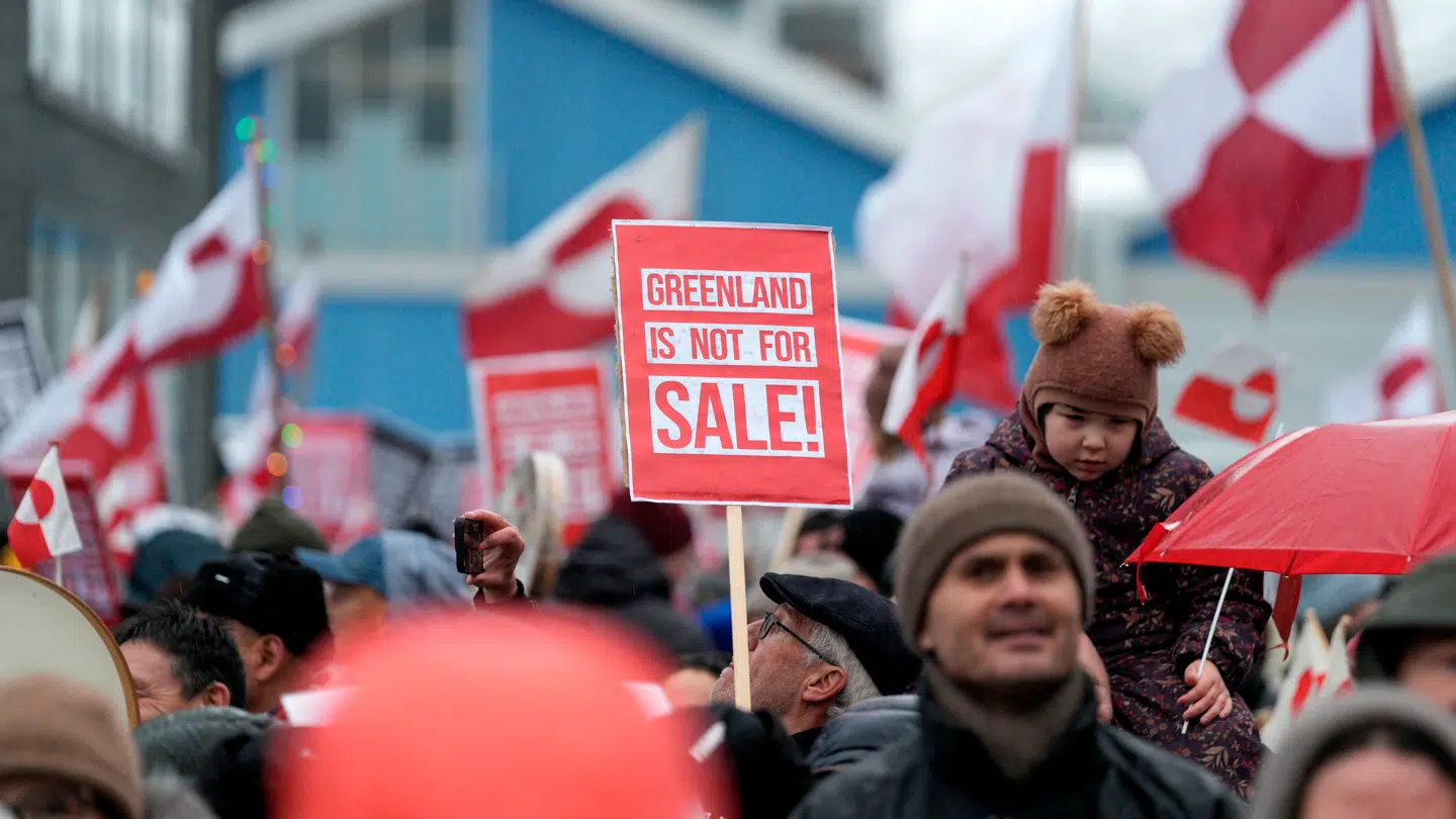 Der var store protester i Grønland, da USA pressede på for at tage styringen.