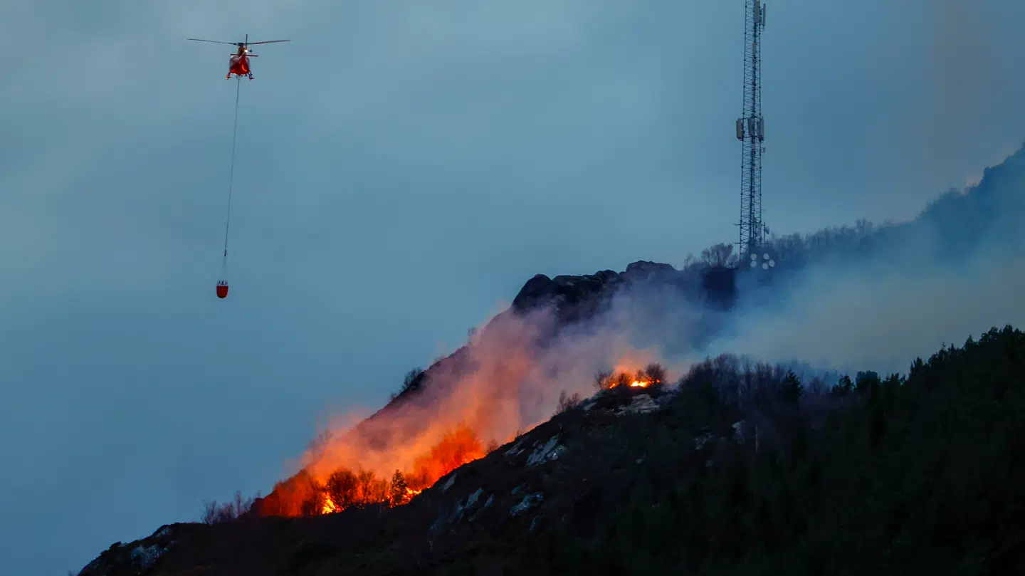 Branden er brudt ud i Ålesund.