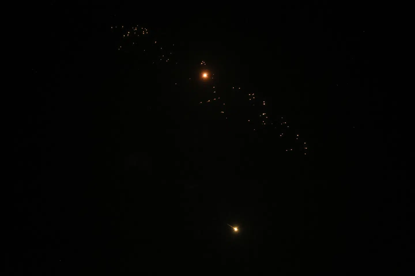 Luftforsvaret i Tel Aviv er natten til onsdag i gang med at nedskyde missiler over den israelske storby. (Arkivfoto).