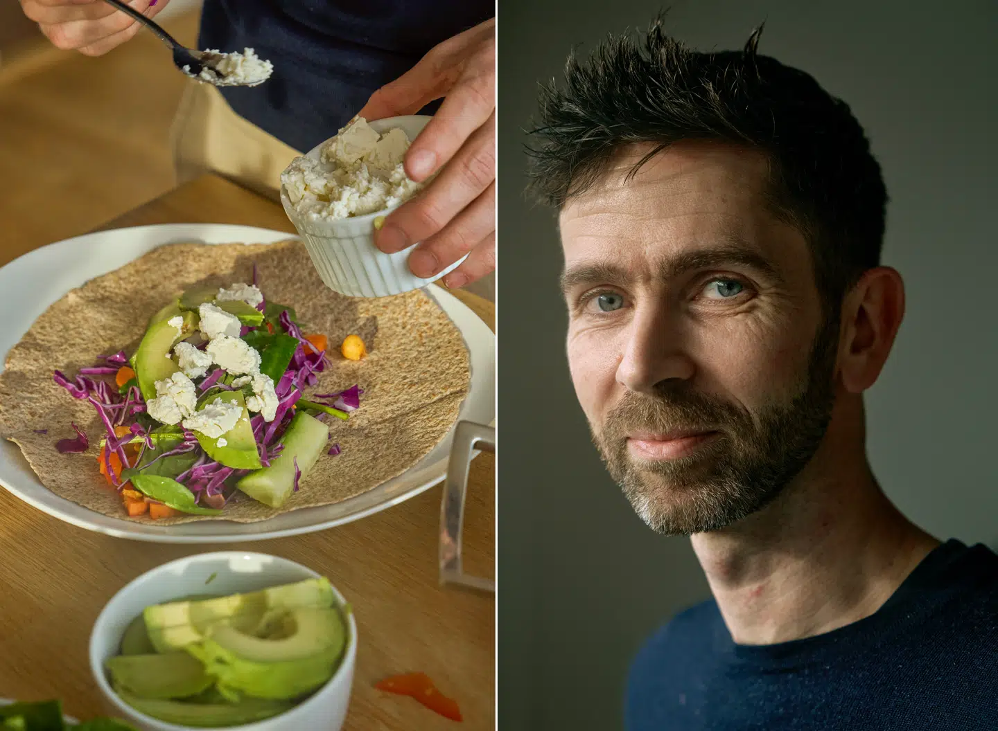 Tarmforsker Henrik Roager og hans familie har fundet på en hurtig og sund aftensmad til de dage, hvor der er travlt.