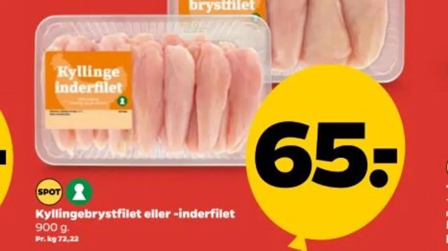 Også i Netto-avisen samt Føtex' tilbudsavis er der turbokylling. Den billige kylling er udfaset i fast sortiment, men fylder stort i kampagnevarerne, som man kan se her.