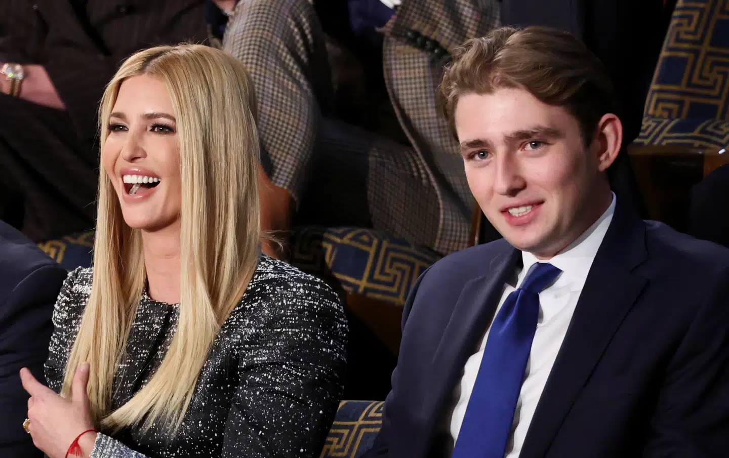 Donald Trumps børn er i risiko for at være mål for Iran og dets allierede. Her ses Ivanka Trump og Barron Trump.