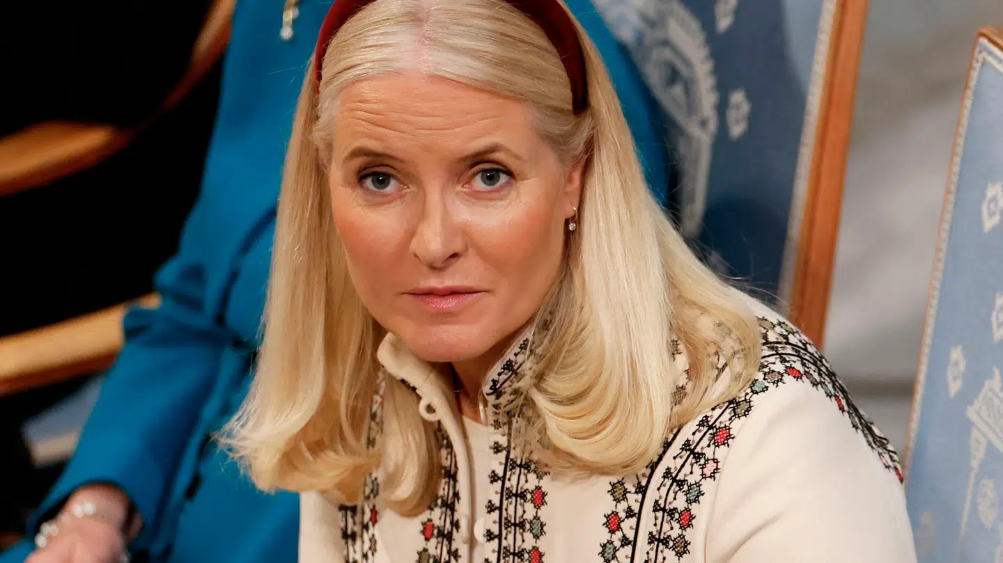 Kronprinsesse Mette-Marit fotograferet på rådhuset i Oslo december 2024.